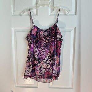 Flowy and floral express tank top